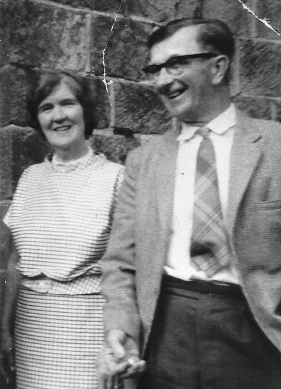 An old photo of a person
Description automatically generated